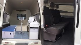 程力威牌CLW5040XYLSH5型體檢醫(yī)療車