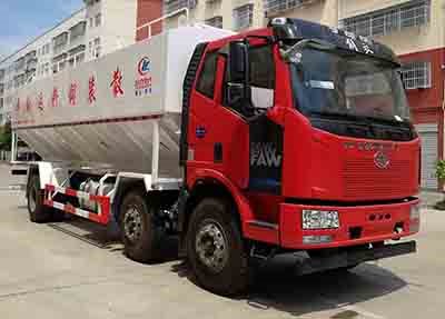 程力威牌CLW5250ZSLC5型散裝飼料運(yùn)輸車
