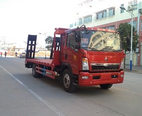 程力威牌CLW5148TPBZ5型平板運輸車