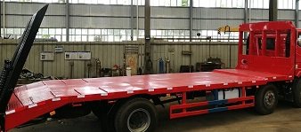 程力威牌CLW5250TPBC5型平板運輸車
