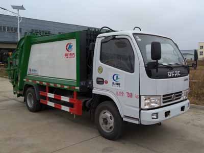 東風多利卡5方壓縮式垃圾車