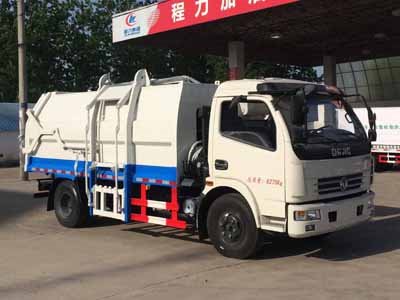 程力威牌CLW5080ZDJD5型壓縮式對接垃圾車