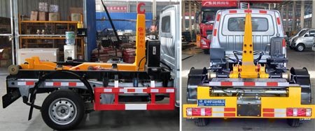 長安3方車廂可卸式垃圾車