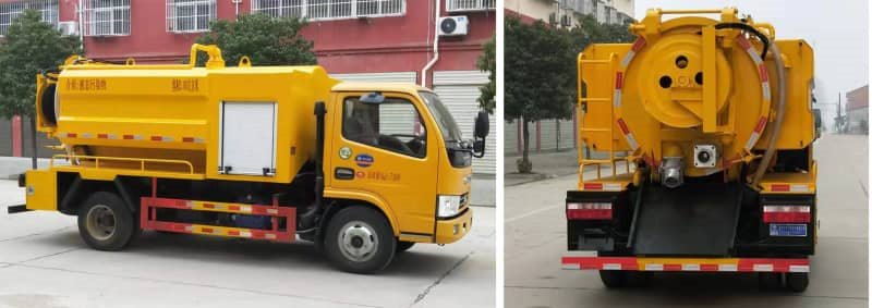 程力威牌CLW5070GQW5型清洗吸污車