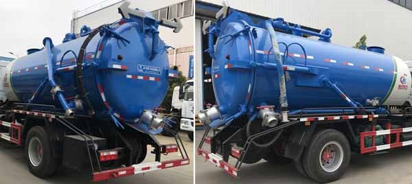 程力威牌CLW5162GXWE5型吸污車