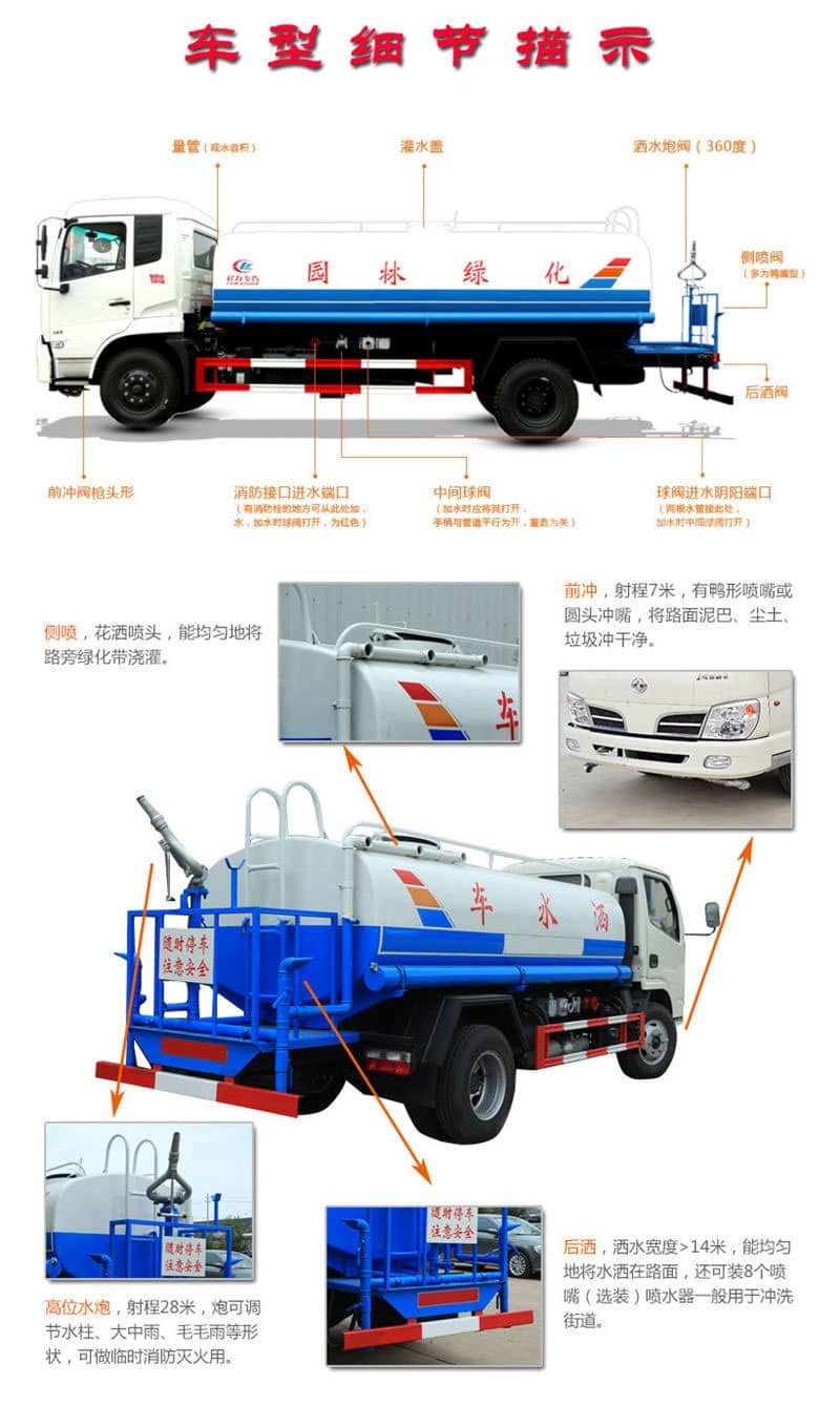 解放12噸灑水車
