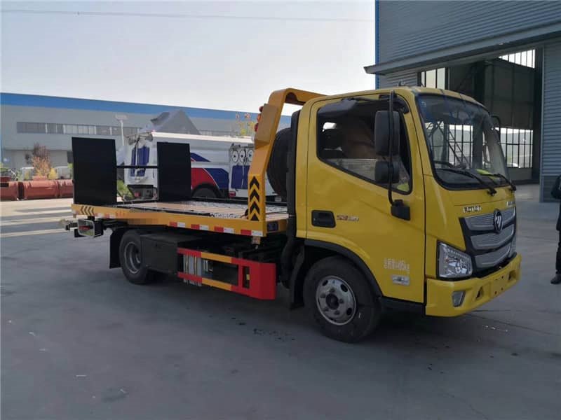 福田歐馬可藍(lán)牌一拖二清障車