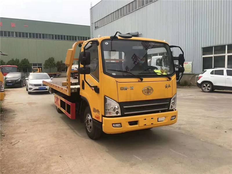 解放虎V藍(lán)牌一拖二清障車