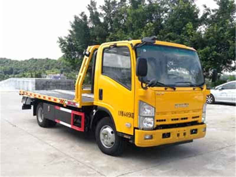  慶鈴五十鈴藍(lán)牌一拖二清障車