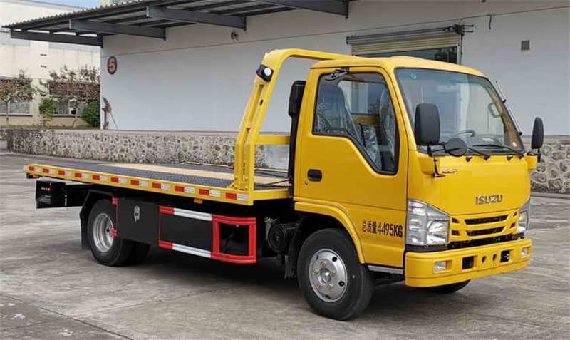  慶鈴五十鈴藍(lán)牌一拖二清障車