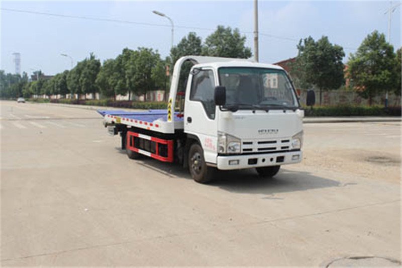  慶鈴五十鈴藍(lán)牌一拖二清障車