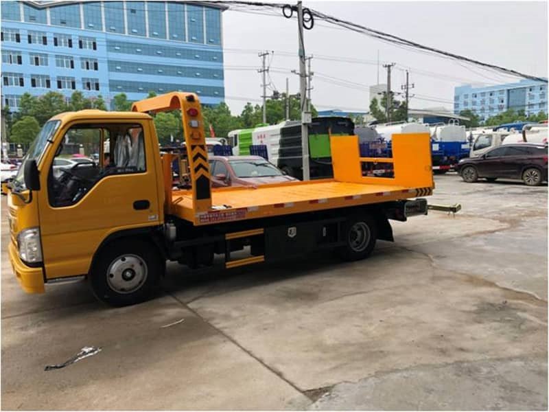  慶鈴五十鈴藍(lán)牌一拖二清障車