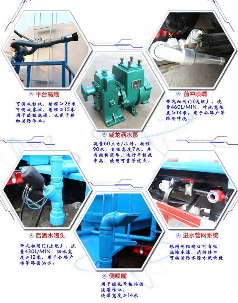 重汽斯太爾后雙橋抑塵車(chē)