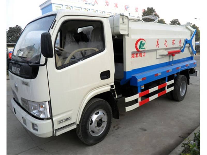 東風(fēng)5方側(cè)裝掛桶式垃圾車