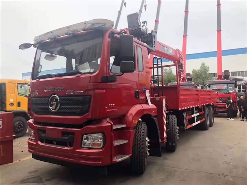 陜汽德龍前四后八14噸隨車(chē)吊