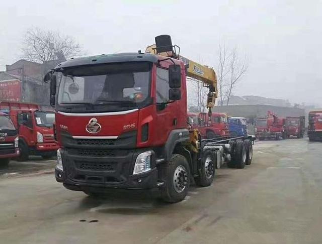 國六柳汽乘龍前四后八隨車吊(自備吊)