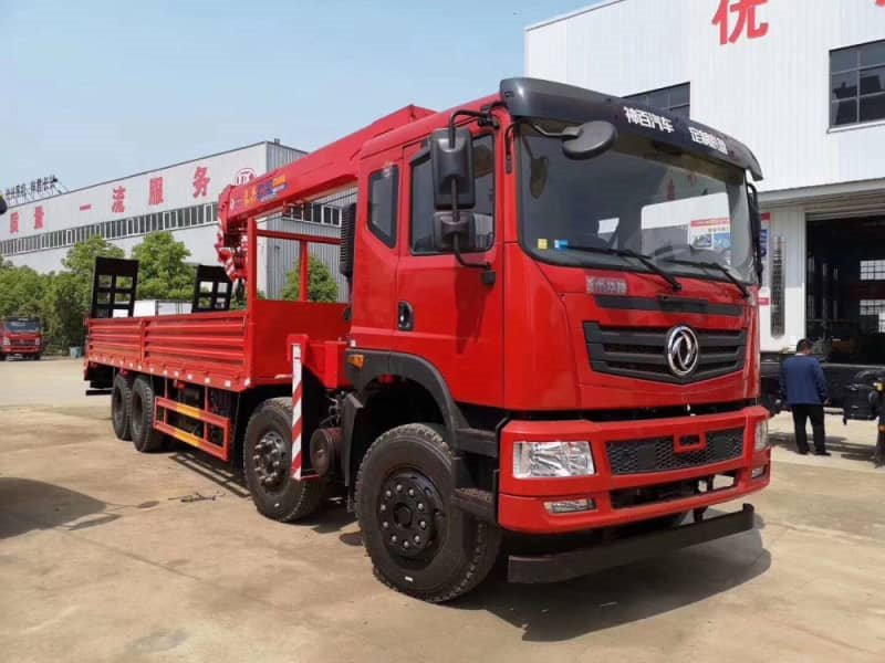 東風T5隨車吊帶爬梯