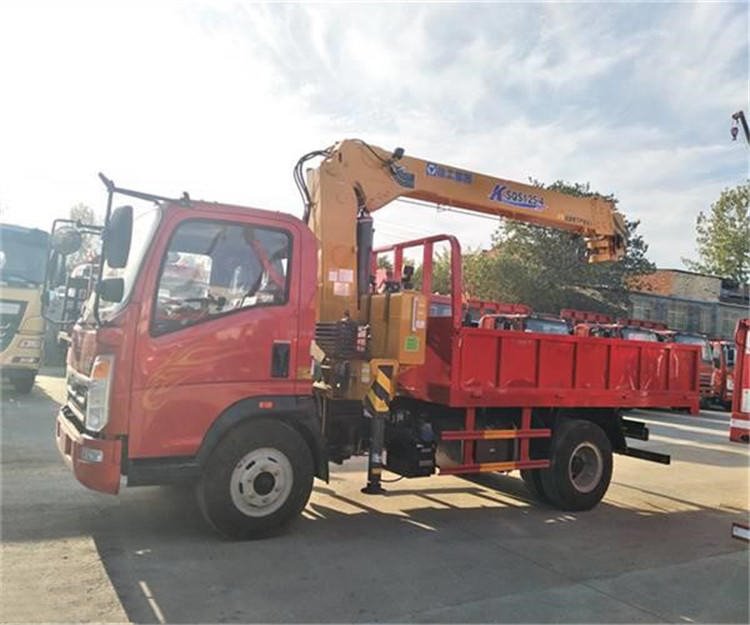重汽豪曼5噸藍(lán)牌隨車