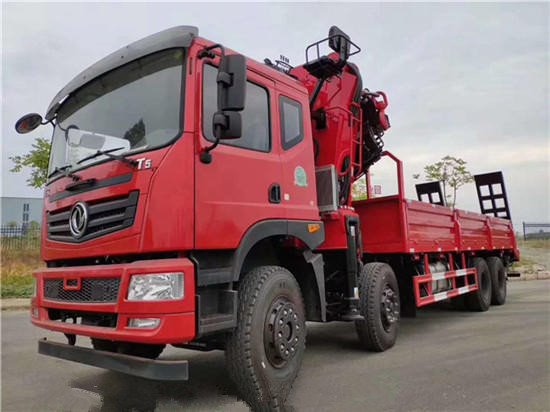 前四后八10噸隨車吊帶爬梯