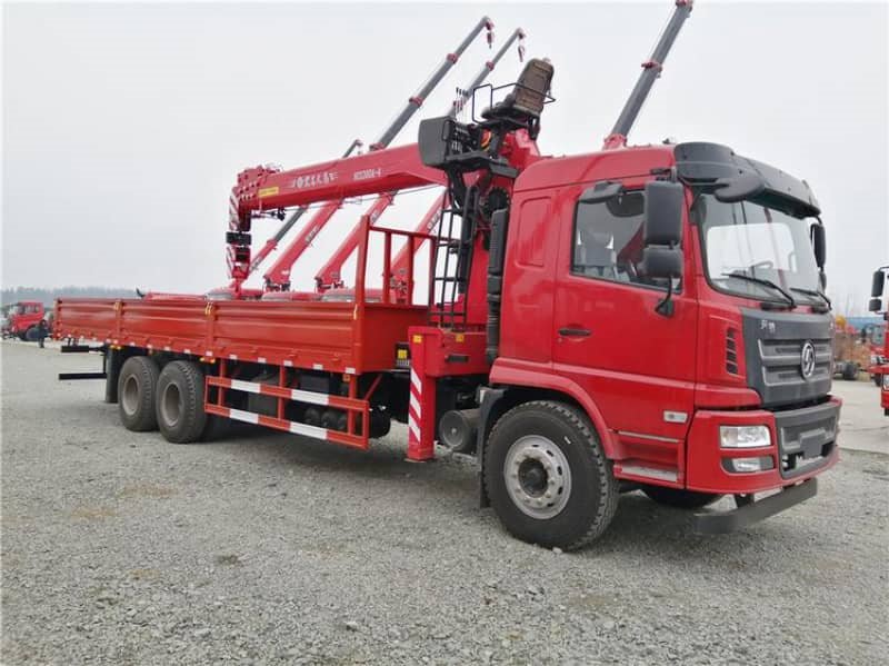 陜汽軒德后雙橋12噸隨車吊