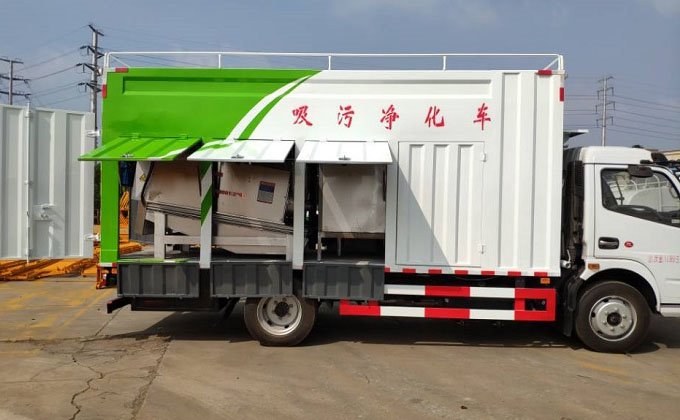 國六黃牌多利卡D7污水凈化車熱賣