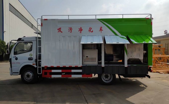 國六黃牌多利卡D7污水凈化車熱賣