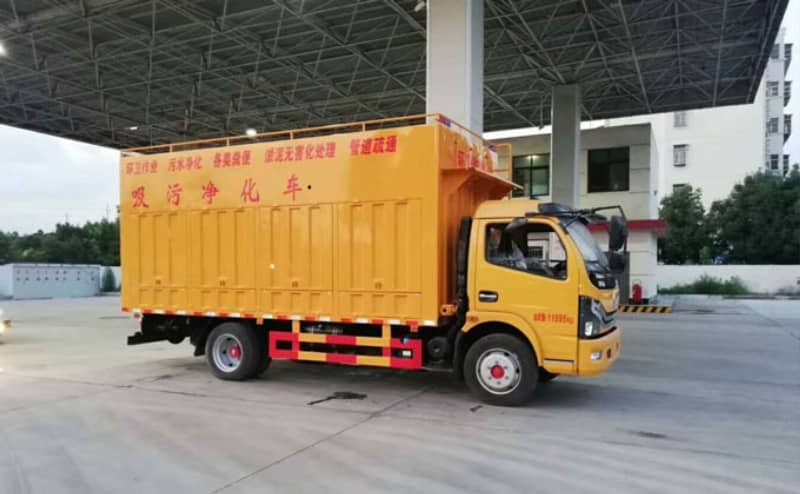 工程黃東風(fēng)污水凈化車上黃牌
