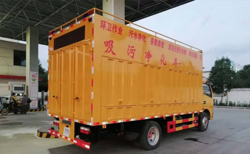 工程黃東風(fēng)污水凈化車上黃牌