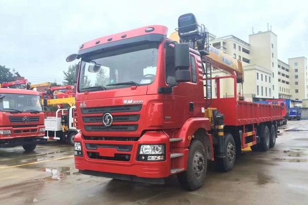 陜汽德龍前四后八徐工16噸隨車吊