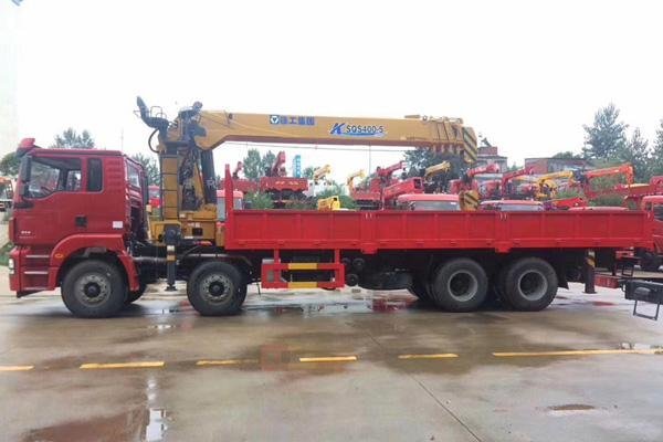 陜汽德龍前四后八徐工16噸隨車吊