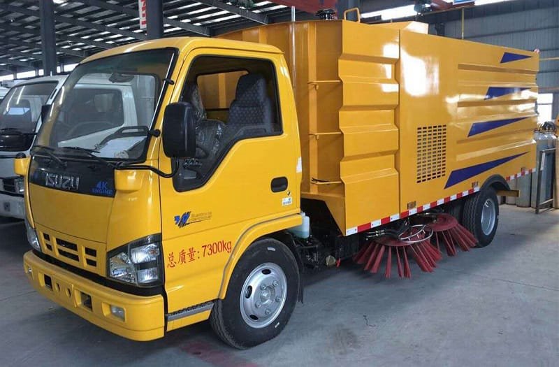 程力威牌CLW5070TSLE6掃路車