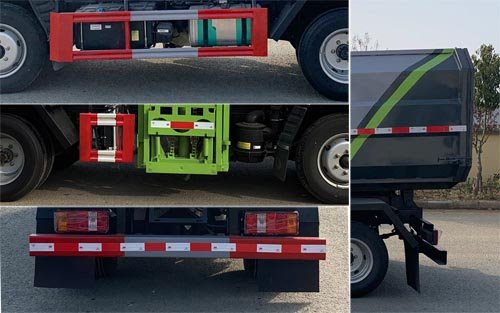 程力威牌CLW5041ZZZ6CD自裝卸式垃圾車