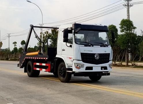 程力威牌CLW5160ZBS6CF擺臂式垃圾車