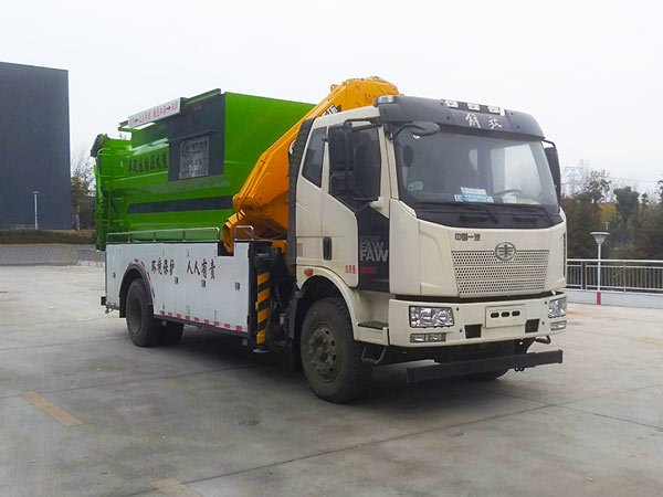 程力威牌CLW5180ZDZC6吊裝式垃圾車