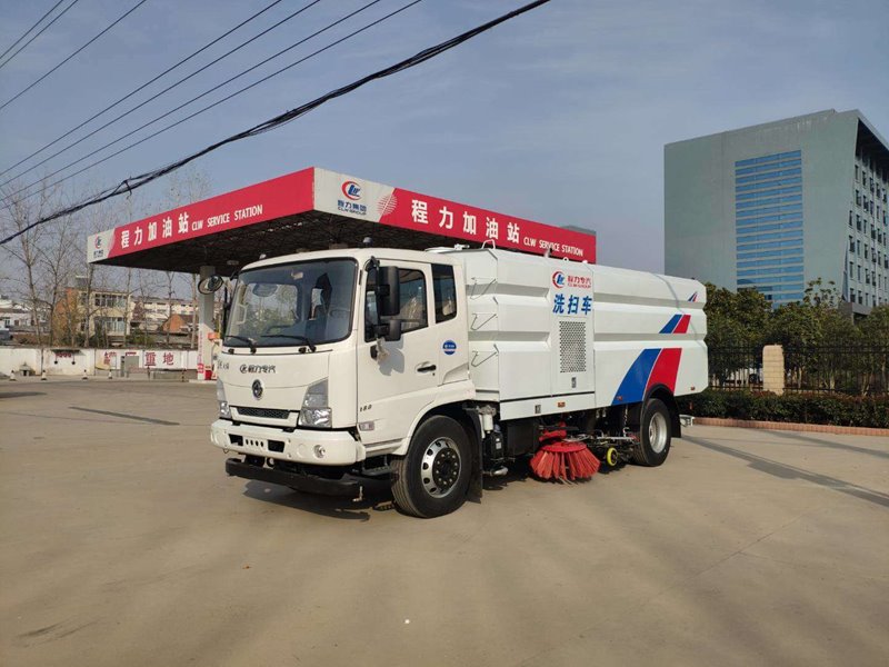 程力威牌CLW5180TXSCD6洗掃車