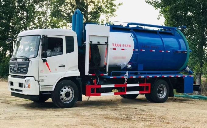 國六東風(fēng)天錦污泥處理車