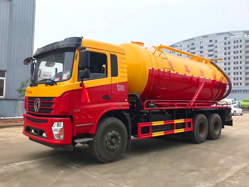 東風后雙橋清洗吸污車