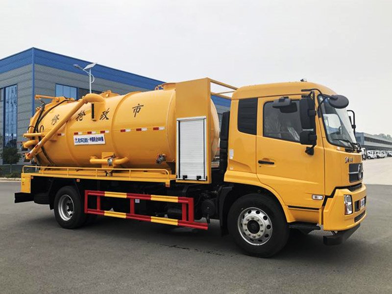 東風(fēng)天錦13方清洗吸污車