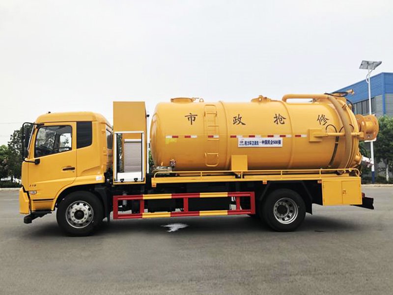 東風(fēng)天錦13方清洗吸污車