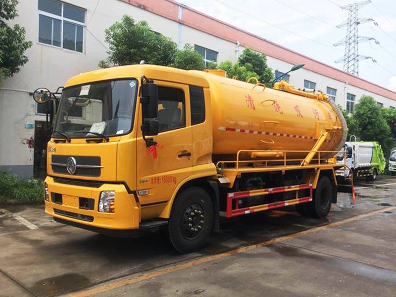 東風(fēng)天錦14方清洗吸污車(chē)