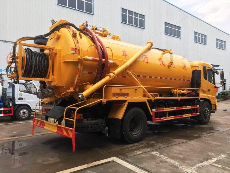 東風(fēng)天錦14方清洗吸污車(chē)