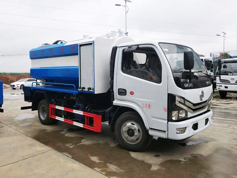 藍牌國六東風(fēng)5噸高壓清洗吸污車