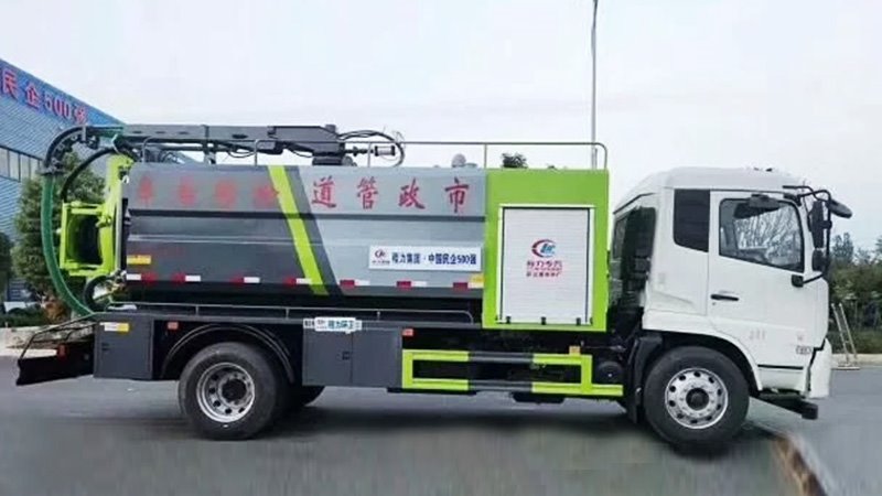 東風(fēng)天錦清洗吸污車(chē)