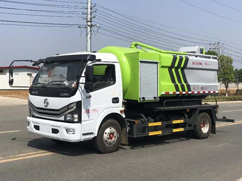 東風(fēng)天錦10方清洗吸污車
