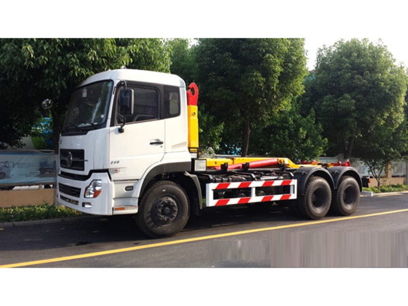 成本低的東風天龍25噸勾臂垃圾車