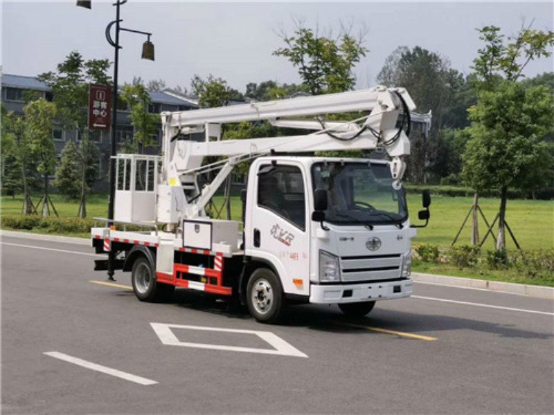 解放V虎藍牌13.5米高空作業(yè)車可分期