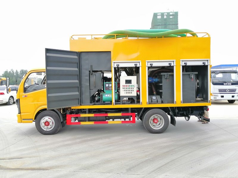新型藍(lán)牌污水凈化處理車