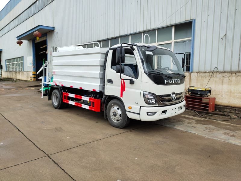 國六福田藍牌7方多功能抑塵車霧炮車