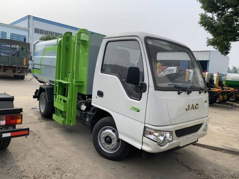 國六江準掛桶式壓縮垃圾車10月優(yōu)惠價格上線