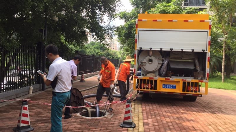 藍牌污水凈化處理車